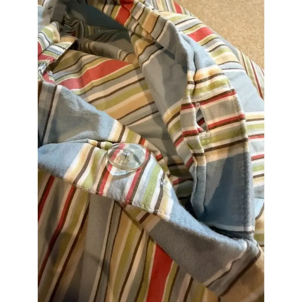 Pottery Barn Duvet Cover King Doyle Stripe Organic (Flaw) 4 Pillow Cover Shams